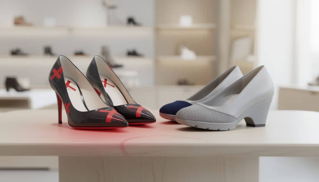 découvrez pourquoi certaines chaussures sont interdites dans certains lieux et apprenez à les reconnaître pour éviter tout problème.