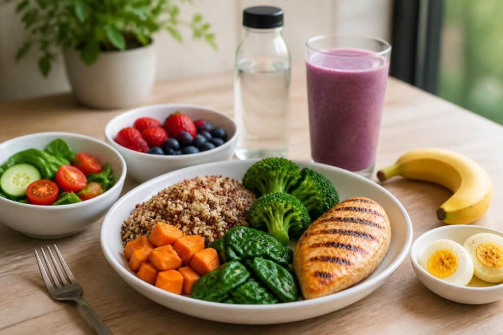 découvrez un menu spécialement conçu pour les sportifs afin d'optimiser vos performances grâce à une alimentation équilibrée et adaptée à vos besoins énergétiques.