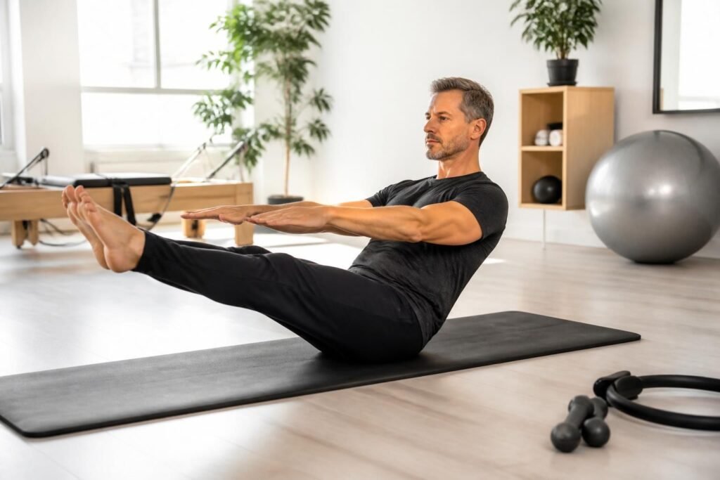 découvrez les bienfaits du pilates pour homme et apprenez les exercices essentiels pour renforcer votre corps, améliorer votre posture et augmenter votre bien-être au quotidien.