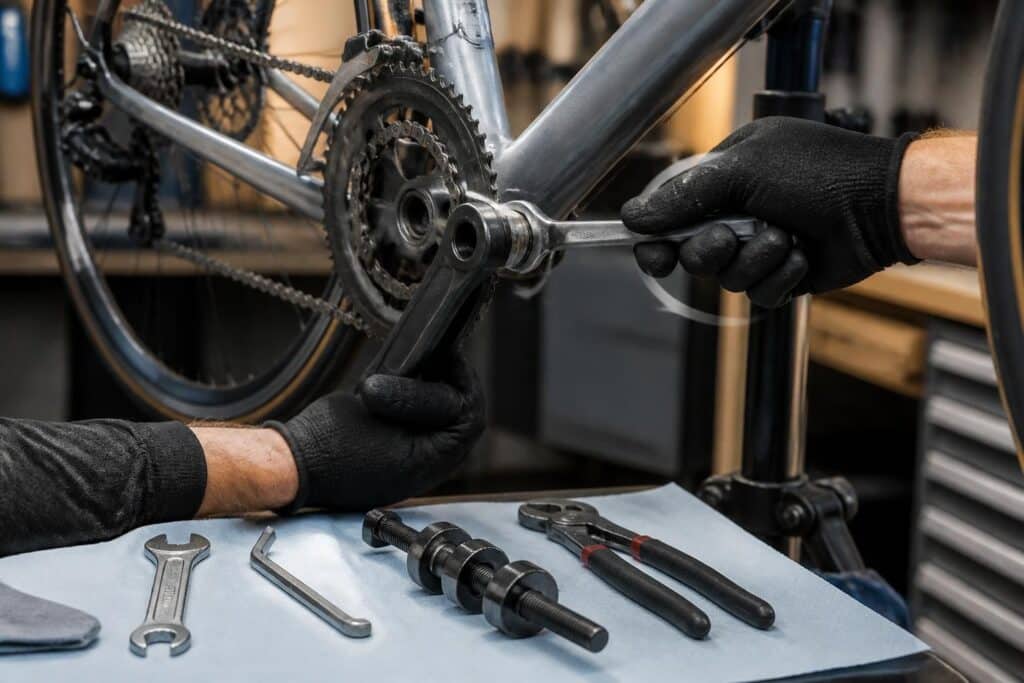 découvrez comment démonter un pédalier de vélo en toute sécurité grâce à notre guide complet sur les outils nécessaires, le sens de serrage des pièces et les précautions à prendre.