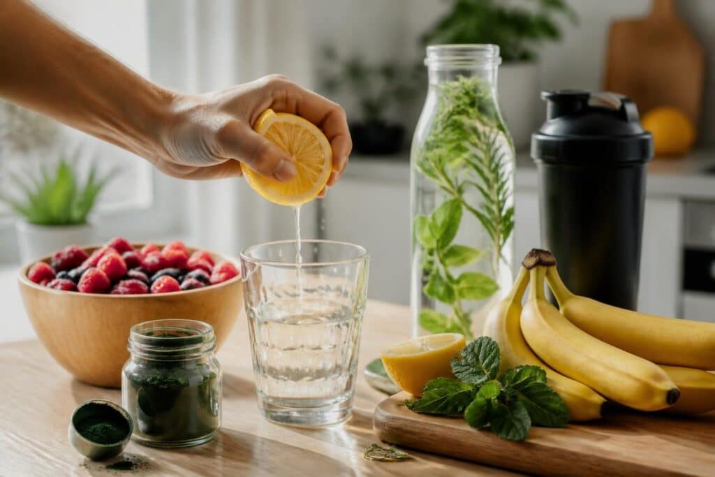 découvrez comment préparer un pré-workout naturel efficace avant une séance intense avec des alternatives simples et saines pour booster votre énergie et vos performances.