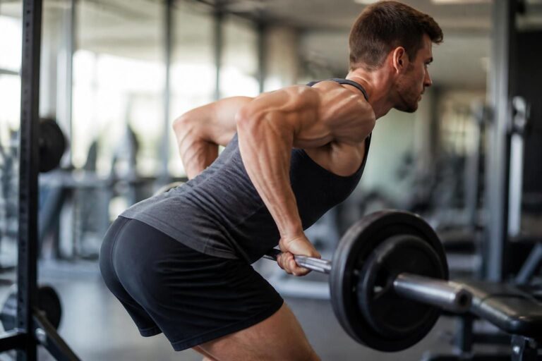 découvrez comment positionner correctement votre dos et vos coudes lors du rowing barre pour maximiser le recrutement musculaire et optimiser vos entraînements.