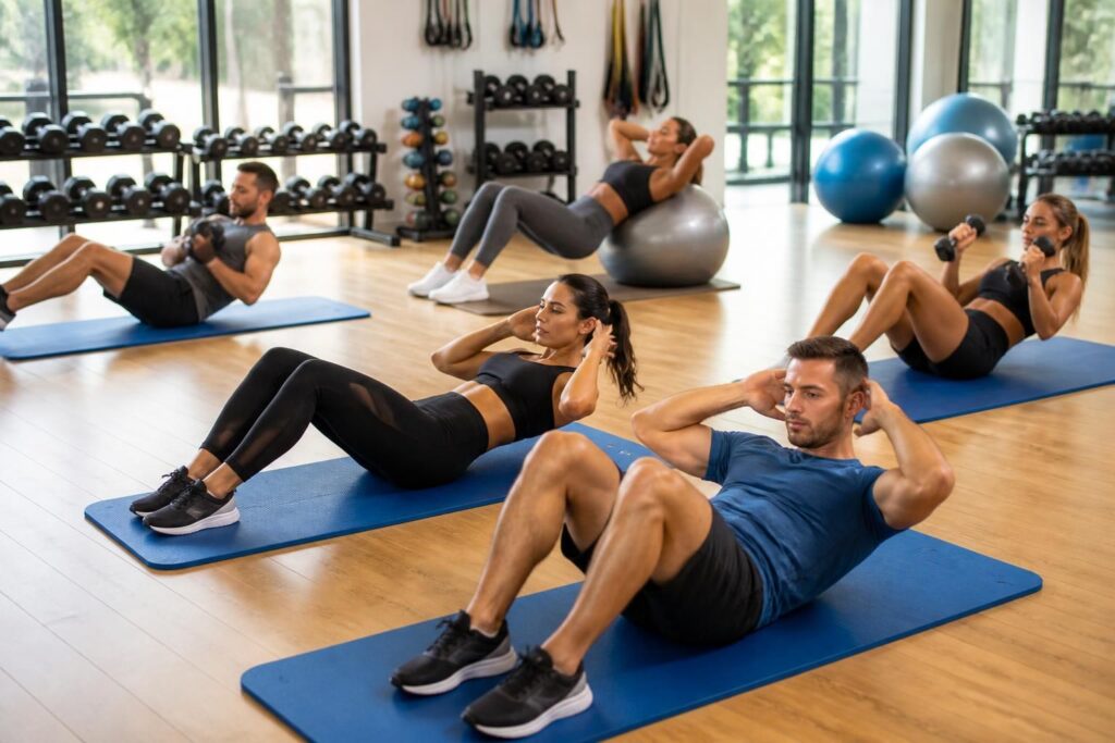 découvrez comment exécuter correctement le sit-up, ses différentes variantes et son importance dans une routine d'abdominaux pour renforcer votre ceinture abdominale efficacement.
