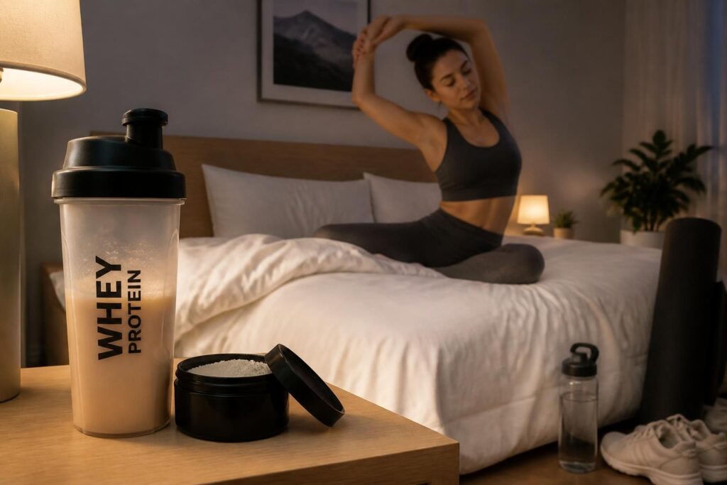 découvrez quand et pourquoi intégrer la whey avant le coucher à votre routine sportive pour optimiser la récupération et la croissance musculaire.